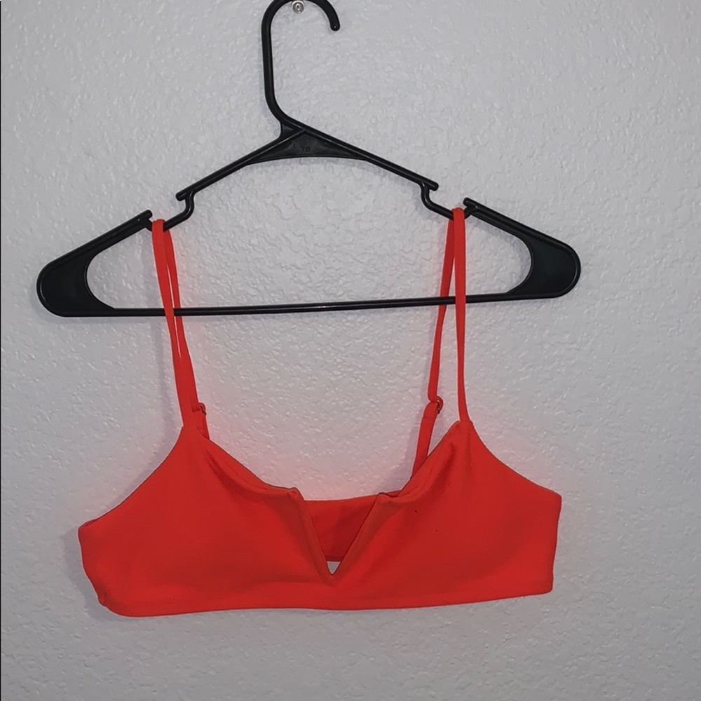 neon swimsuit top